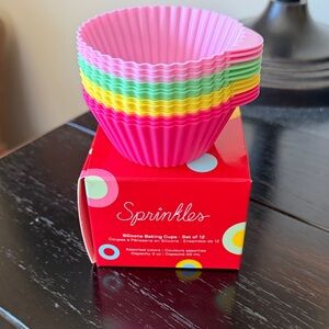 Silicone Baking Cups - Multicolor Set of 12-NIB